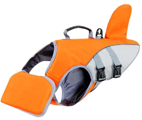 Giubbotto salvagente grandi cani Giacca Galleggiante Taglie Medie Grandi | Giubbotto Salvagente Nuoto per Cani con Maniglia Barca, Kayak, Spiaggia, Pisci