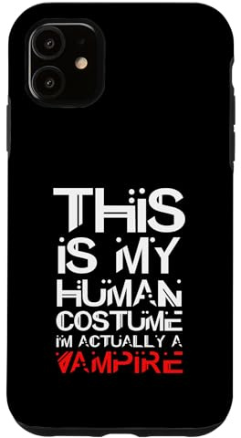 Vampire Halloween Costume Case for iPhone 11