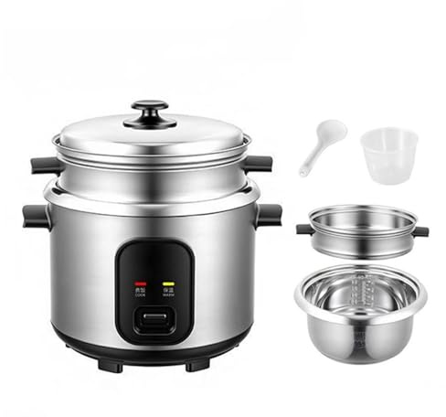 Cuociriso E Vaporiera, Ciotola Interna Antiaderente In Acciaio Inossidabile 304, Funzioni Cottura/caldo, Include Misurino E Cucchiaio, 220-240 V(4 liters)