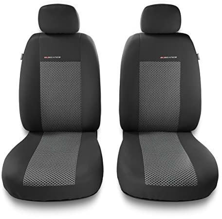 Mossa - Universal Sitzbezüge Auto kompatibel mit Peugeot 206 (1998-2012) - Autositzbezüge Schonbezüge für Autositze - 2UNE-2