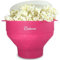 The Original Salbree - Popcorn per microonde, in silicone, ciotola pieghevole per forno a microonde, popcorn ad aria calda, non richiede olio, la maggior parte dei colori disponibili (magenta)
