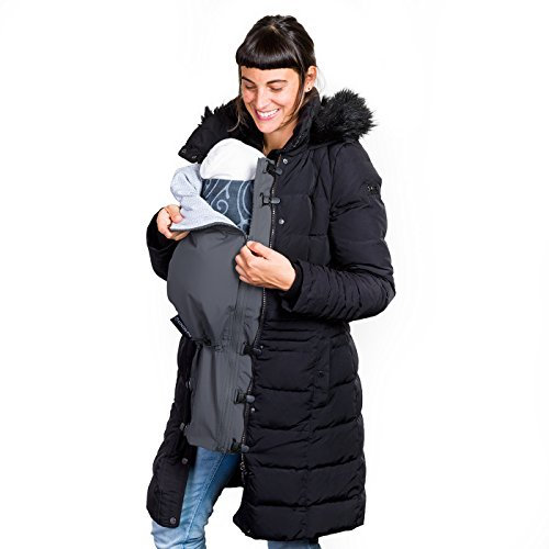 Jackenerweiterung, mach Deine Lieblingsjacke zur Umstandsjacke oder Tragejacke, für Jede Jacke & Konfektionsgröße, für Schwangerschaft & Baby-Tragezeit, Ganzjahres-Kombiset (Winter & Übergang)