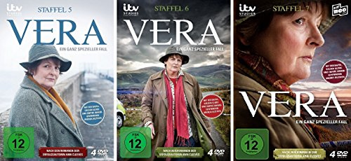 Vera: Ein ganz spezieller Fall - Staffel 5+6+7 im Set - Deutsche Originalware [12 DVDs]