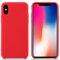 iPhone XS MAX Case, Liquid Silicone Gel Rubber Shockproof iPhone XS MAX Silicone Case with Soft Microfiber Cloth Lining Cushion for Apple iPhone XS MAX. (XS MAX 6.5'', Red)