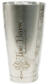 The Bars 005532 Vintage Shaker Bilanciato, Acciaio Inox, CC 600, Made in Italy, Bianco