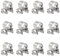 Glarks 12Pack 7-9mm Stainless Steel Mini Fuel Injection Hose Clamps Adjustable Pipe Hose Clip Tube Clamps Set (9/32''-11/32'' Dia)
