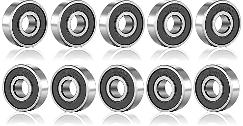 10 PACK Rillenkugellager 6200-2RS Kugellager 10 * 30 * 9mm Stahl Lager für Mechanische Ausrüstung Elektrische Instrumente Spielzeug