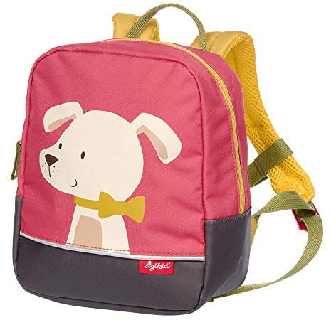 SIGIKID 25054 Rucksack Hund Forest Bags Mädchen Kinderrucksack empfohlen ab 2 Jahren rosa, 23x20x10 cm