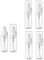 Voarge 6 Pcs 100ml Plastic Foam Dispenser Bottles, Reusable Pump Dispenser Bottles Traveler Foam Containers for Facial cleanser, Liquid Soap on Kitchen and Bathroom Countertops