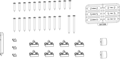 MACO HS Hebeschiebebeschlag Zubehör für Kunststoffprofile Veka Motion 82, silber