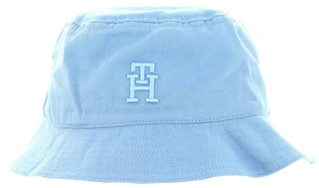 Tommy Hilfiger Herren Fischerhut TH Flag Soft Bucket Hat , Blau (Vessel Blue), Einheitsgröße