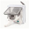 Chatière pour chat de taille moyenne - 19 x 20 x 5,5 cm - Avec verrouillage à 4 positions - Porte silencieuse - Facile à installer - Convient pour les chats, chatons et chatons