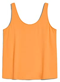 ARMEDANGELS Damen Top aus LENZING™ ECOVERO™ Viskose Mix ASHRAANI SOLID Regular Fit Mangorange