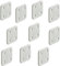 CR-MOESANCO® 20 Bisagras de Polipropileno Blanco par Baul de caravana, autocaravana o muebles 46mm x 36mm