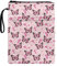 Poceacles Buchumschläge für Hardcover-Bibelschutz, mit Reißverschluss, Motiv: rosa Schmetterlinge, Blumen, Polyester, strapazierfähig, für Damen, Teenager, Mädchen