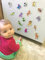 Roter Kafer 16 Foam Zoo Animals Magnets - Big Baby Magnets Age 1+ - Magnetic Toys for Toddlers - Educational Toys for 1 Year Old
