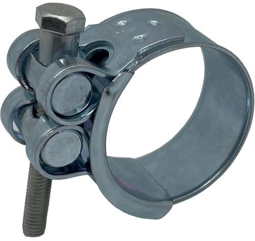 1x Lumonic Gelenkbolzenschelle Edelstahl 48-51mm V2A Auspuffschelle für Bau PKW LKW