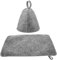 FOMIYES Bonnet De Sauna Avec Coussinets Absorbants Pour La Vapeur À Domicile Les Cheveux Naturels Les Boucles Et Les Cheveux