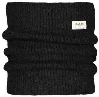 Barts Damen Schlauchschal Darty einfarbiger Loop-Winterschal 3333 Black 01