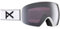 Anon M4 Schutzbrille (Toric) + Bonus-Objektiv + MFI-Gesichtsmaske, Rahmen: weiß, Gläser: Perceive Sunny Onyx