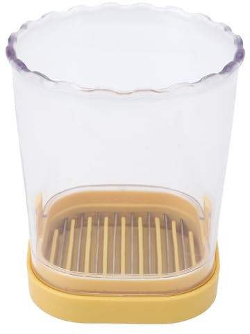 Tagliafrutta, Lame in Acciaio Inossidabile Tagliafrutta Tagliafrutta Portatile Affettatrici Tazza con Piastra di Spinta Tritatutto per Verdure, Frutta, Uova, Preparazione di