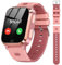 Noctiluxia 4G Smartwatch Kinder mit GPS und Telefon, Wasserdicht, SOS Phone, Videoanruf, Zwei-Wege-Anrufe, Echtzeit Chat, Kamera, Schrittzähler, Wecker, für 4-12 Jungen und Mädchen, Rosa