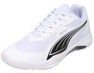 PUMA Erwachsene Solarflash III Hallensportschuhe 42.5, White Black