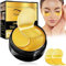 60 Pcs 24K Gold Augenpads, Augenmaske gegen Augenringe, Augenringe Entfernen,Mit Kühlend Feuchtigkeit, Mindern Tränensäcke und Schwellungen, Geschenke für frauen