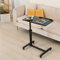 Table pour Ordinateur Portable Hauteur réglable roulettes Support Pliable H x l x P: 60 * 34.5 * 58-90cm,Table pour Ordinateur Table Hauteur Bois, Bureau (60 * 34.5 * 58/90cm - Noir)