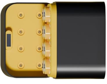 Dawutocap AA Batterie Al Litio 1 5 V Doppia A Batterie Con Scatola Di Ricarica Per Migliorare La Durabilità Alte Prestazioni