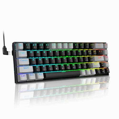 E-YOOSO XuanGui Kabelgebundene mechanische Tastatur mit RGB-Hintergrundbeleuchtung K005