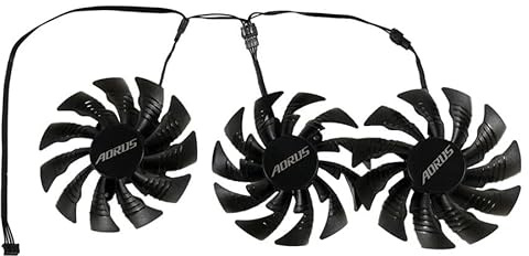 YLGOZFM Laptop-Ersatzteile 95 mm, T129215BU GPU VGA-Kühler für GIGABYTE GTX 1070 für Xtreme Edition für AORUS 1080 Ti 8G 11GB Grafikkartenkühlung