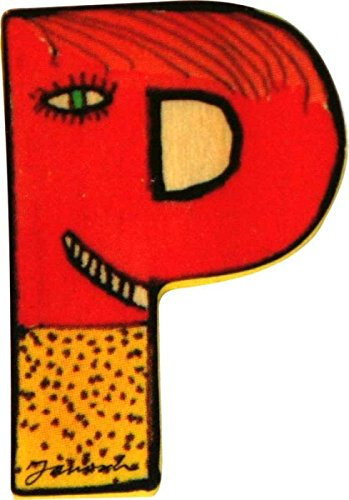 Janosch Holz Buchstaben 6cm (Buchstabe P)