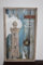 Wandbild Leuchtturm aus Holz, 45 x 26 x 3 cm, Bild maritim