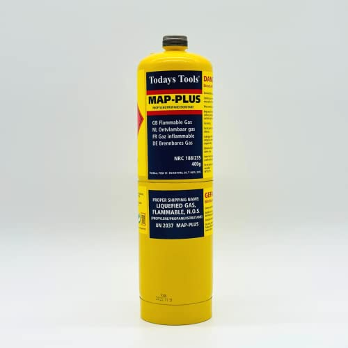 1x MAPP Map Plus 435g Bottle Disposable Gas Cylinder plumbers torch jet burner
