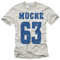 Coole Spencer T-Shirts grau MÜCKE 63 T-Shirt Größe XXXXXL