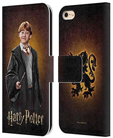 Head Case Designs Offizielle Harry Potter Ron Weasley Chamber of Secrets IV Leder Brieftaschen Handyhülle Hülle Huelle kompatibel mit Apple iPhone 6 / iPhone 6s