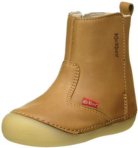 KICKERS Socool, Stivaletto Bambina, Sedia Cammello, 18 EU