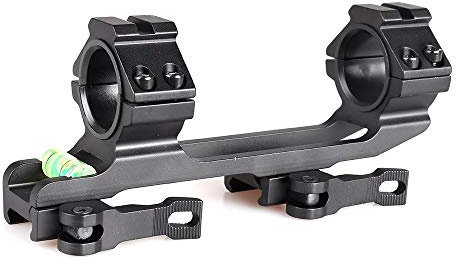 ACEXIER 30mm / 25,4mm Zielfernrohrring QD Mount Base mit Spirit Bubble Level Picatinny Rail Gun Zubehör für die Jagd