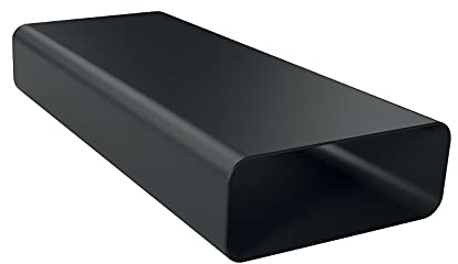 Bosch HEZ9VDSM1 Accessory for Hobs with Extractor Hood, Flat Channels Straight 50 cm, Black, Made in Germany