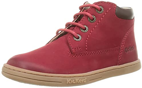 Kickers Tackland, Stivali & Stivaletti Unisex-Bambini, Rosso 4, 24 EU