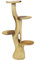 Oriental Galerie Hocker Ständer Säule Blumenständer Säule Blumensäule Ablage Wurzel Blumenhocker Blumentreppe Blumenregal Massiv Akazie Unikat 1 Meter Natur