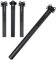 ROADNADO Sattelstütze Carbon Fiber Fahrradsattelstütze MTB Sattelstütze 31.6mm * 350mm SeatPost Superleicht 3k matt mit Adjust Clamp für Rennrad Mountainbikes BMX Sattelrohr