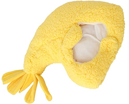 SOIMISS Party-Kopfschmuck Lustige Kopfbedeckung Neuheit Hut 3D Shrimp Hut Lustige Hut Meeresfrüchte Cosplay Kostüm Zubeh?r Urlaub Kleid Up Party Haarschmuck (Gelb) Rollenspielkostüm