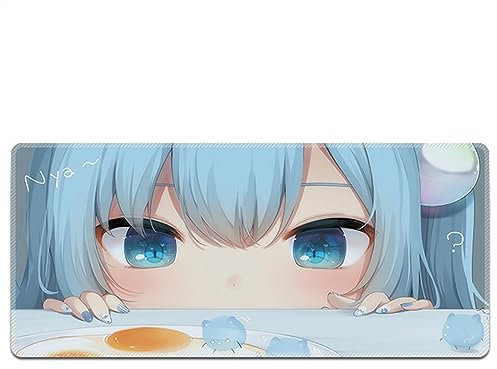 Desk Mat Large Mouse Pad With Stitched Edge Writing Pad For Computer Laptop