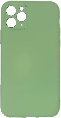 Slim Liquid Silicone Case for iPhone 11 Pro (2019) 5.8-Inch - Full Body Protective Cover -Lightweight Smooth Soft Rubber - Shockproof cover with Microfiber Lining - Drop Protection (Mint Green)
