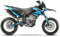 Arider Dekor (Aufkleber) für Aprilia SX 125 (2018-2023) | Flash Edition (Blau)