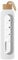 Wessper Glass Water Bottle with Silicone Sleeve, 500 ml - White