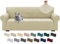 Ystyle Extensible Housse Canapé 3 Places, Universelle Housse De Canapé avec Accoudoirs, Housse Protection Canapém, Sofa Cover Antidérapante, Couvre Canapé pour Chiens Chats Animaux, Beige Clair