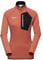 Mammut Damen Half Zip Pullover, L, Orange, Funktionsshirt, Oberteil für Sportler, aus Polartec Power Grid